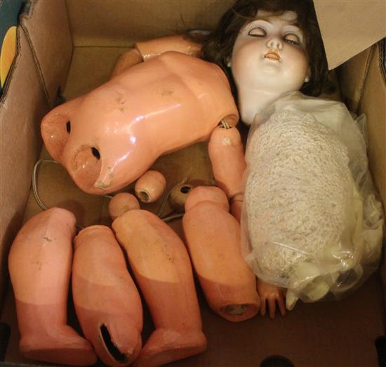 German bisque headed doll